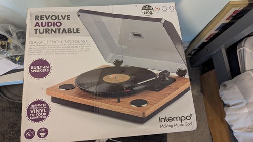 Record player - record,