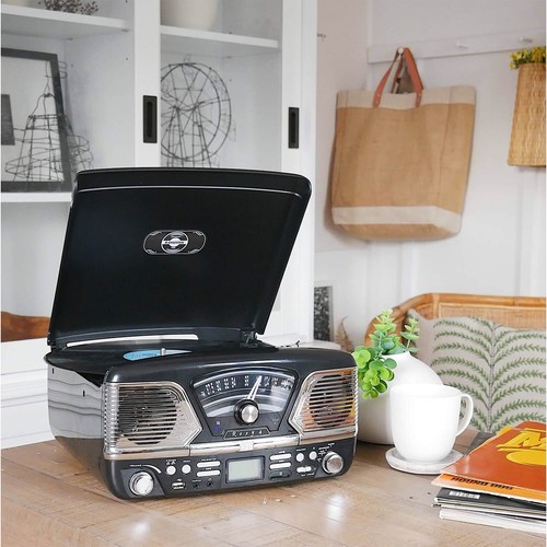 Retro record player - record, 3