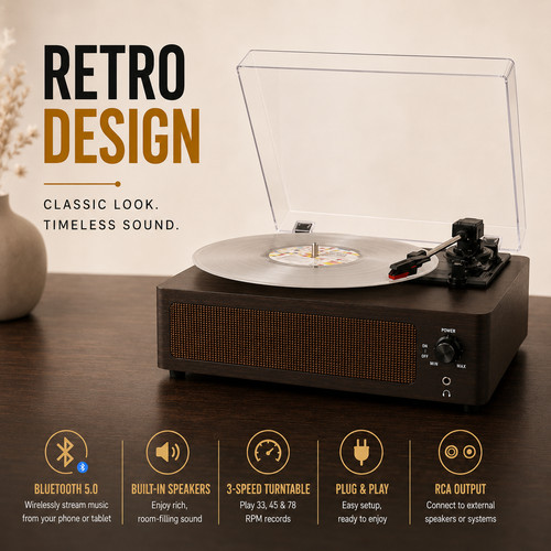 Class record player turntable - class,