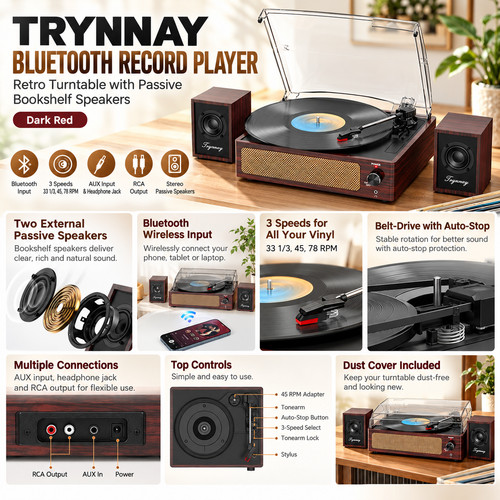 Trynnay record player - trynnay,