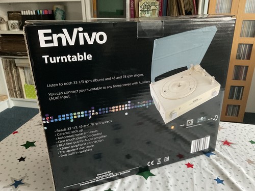 Envivo vinyl record player - vinyl,