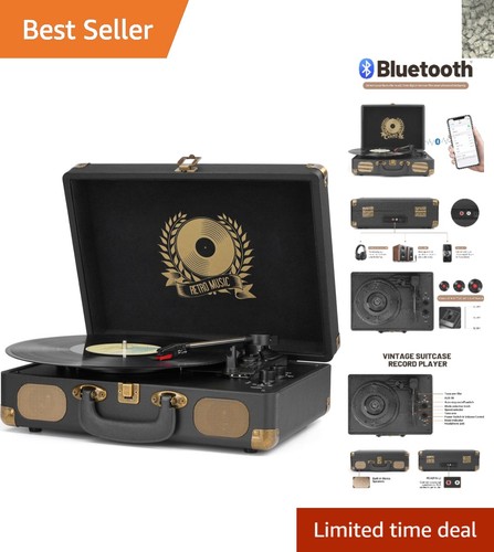 Luxury vintage suitcase record - vintage,