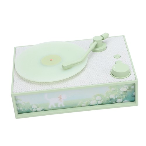Vintage record player with - vintage,